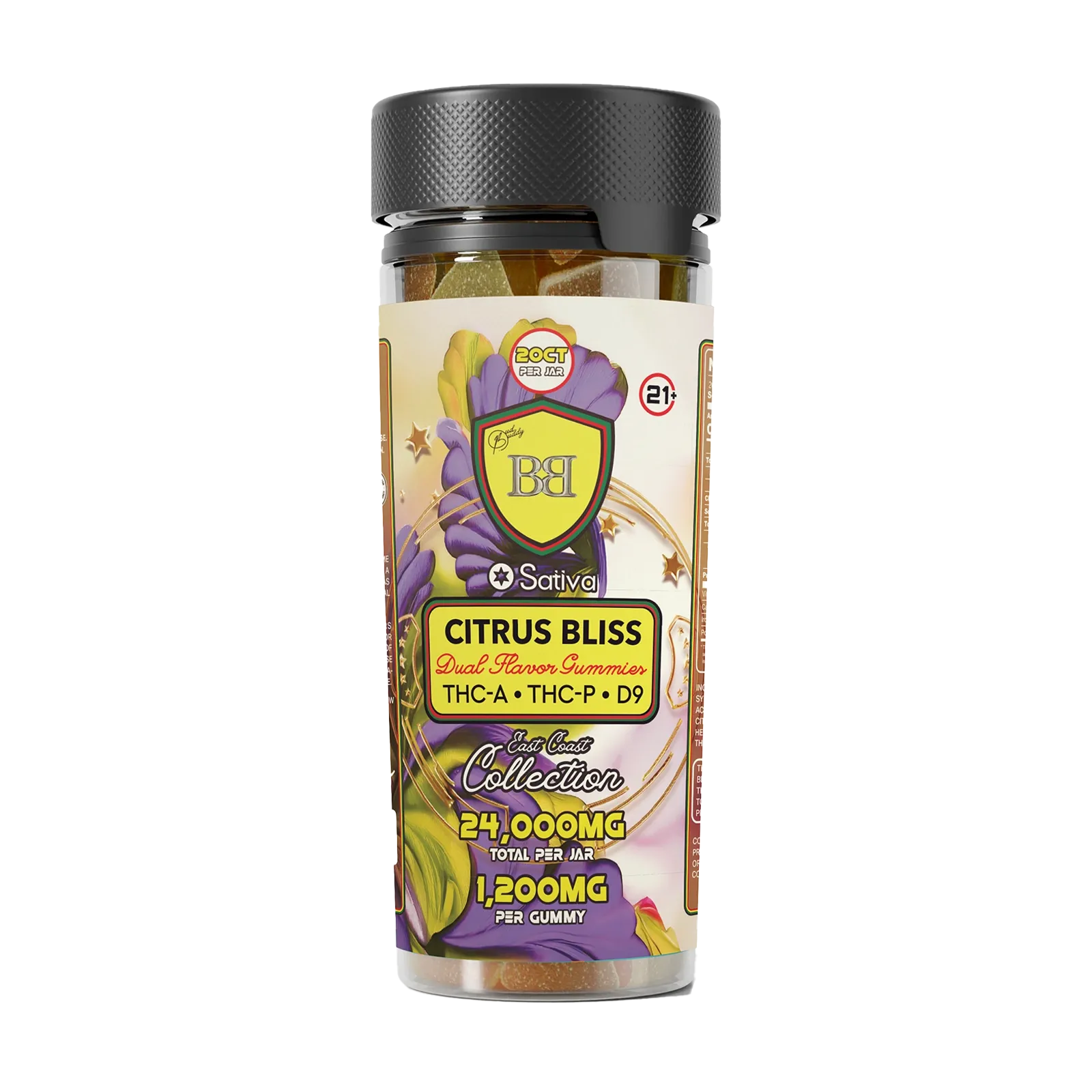 Budbuddy Dual Flavor Gummies 24000mg Budbuddy Coastal Hemp Co