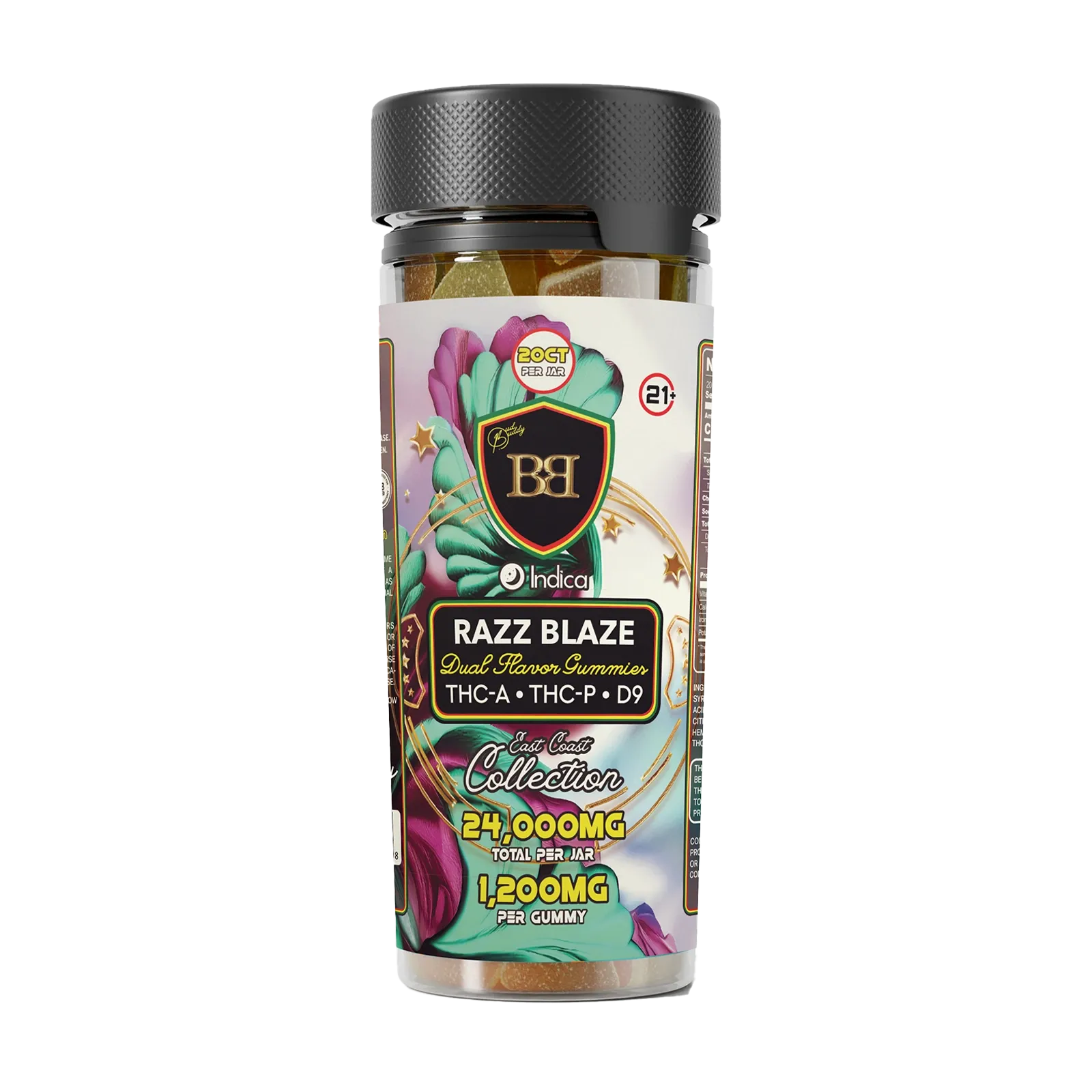 Budbuddy Dual Flavor Gummies 24000mg Budbuddy Coastal Hemp Co