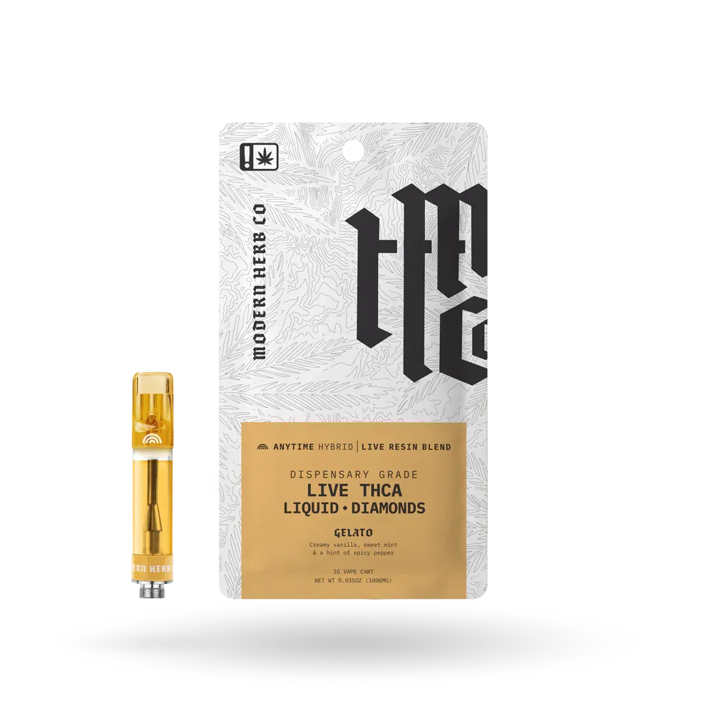 Modern Herb Co Liquid Diamonds THCA Cartridge 1G Modern Herb Co Coastal Hemp Co