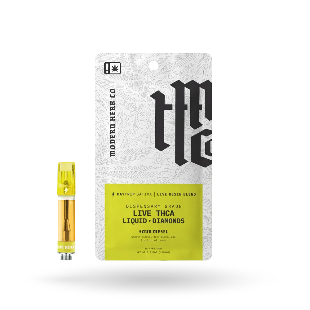 Modern Herb Co Liquid Diamonds THCA Cartridge 1G Modern Herb Co Coastal Hemp Co