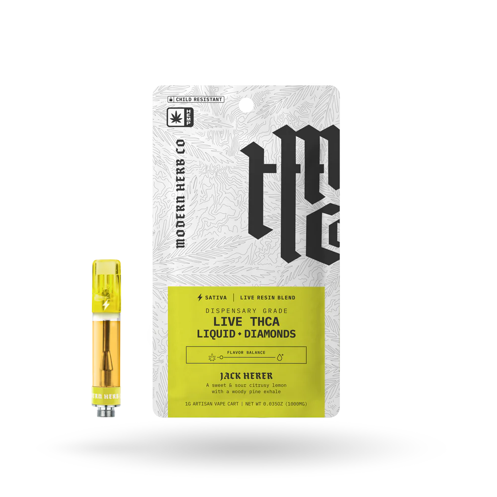 Modern Herb Co Liquid Diamonds THCA Cartridge 1G Modern Herb Co Coastal Hemp Co