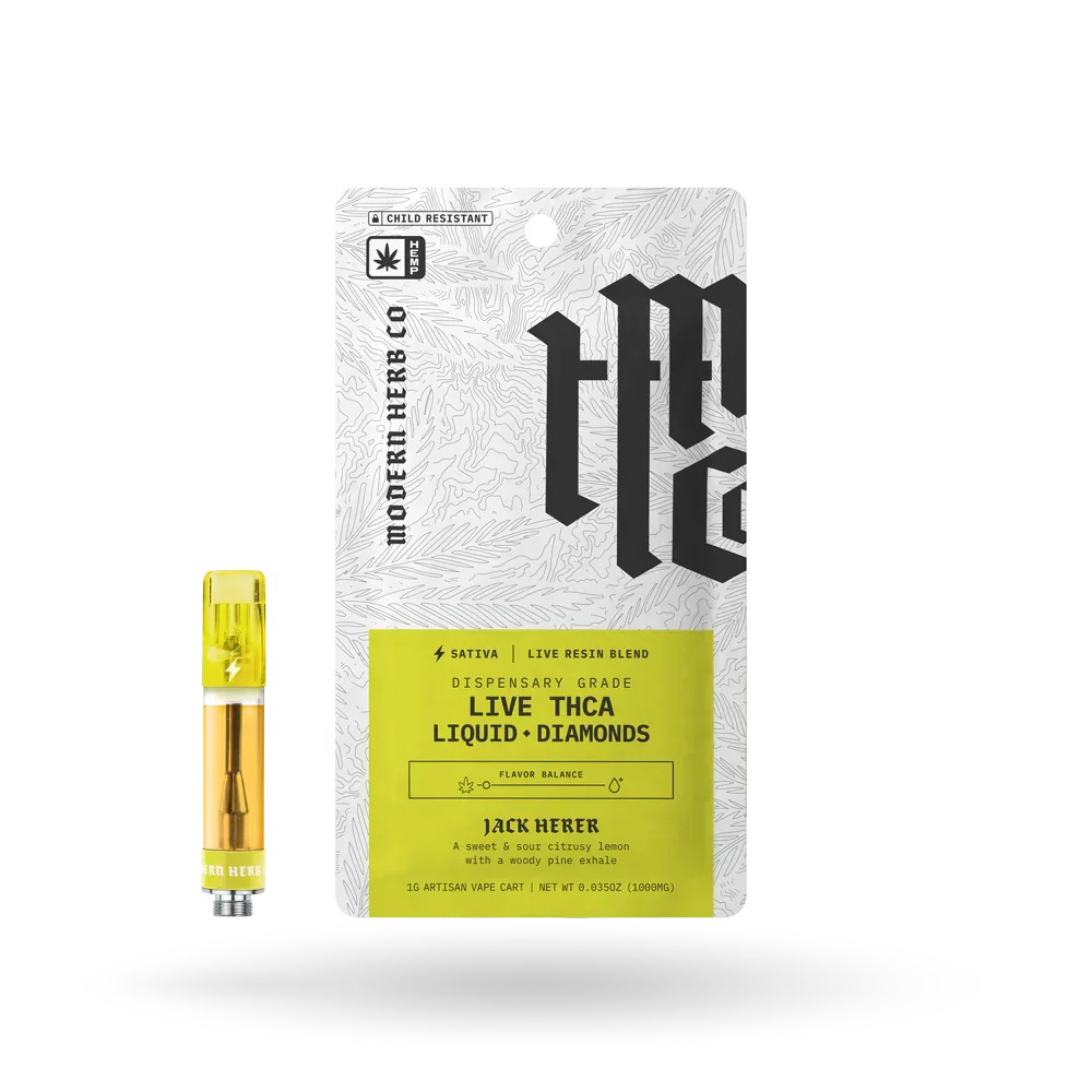Modern Herb Co Liquid Diamonds THCA Cartridge 1G Modern Herb Co Coastal Hemp Co