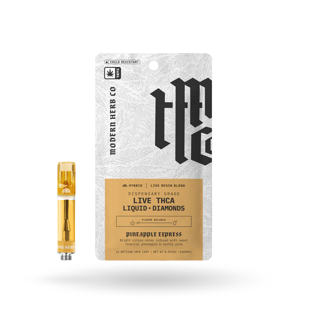 Modern Herb Co Liquid Diamonds THCA Cartridge 1G Modern Herb Co Coastal Hemp Co