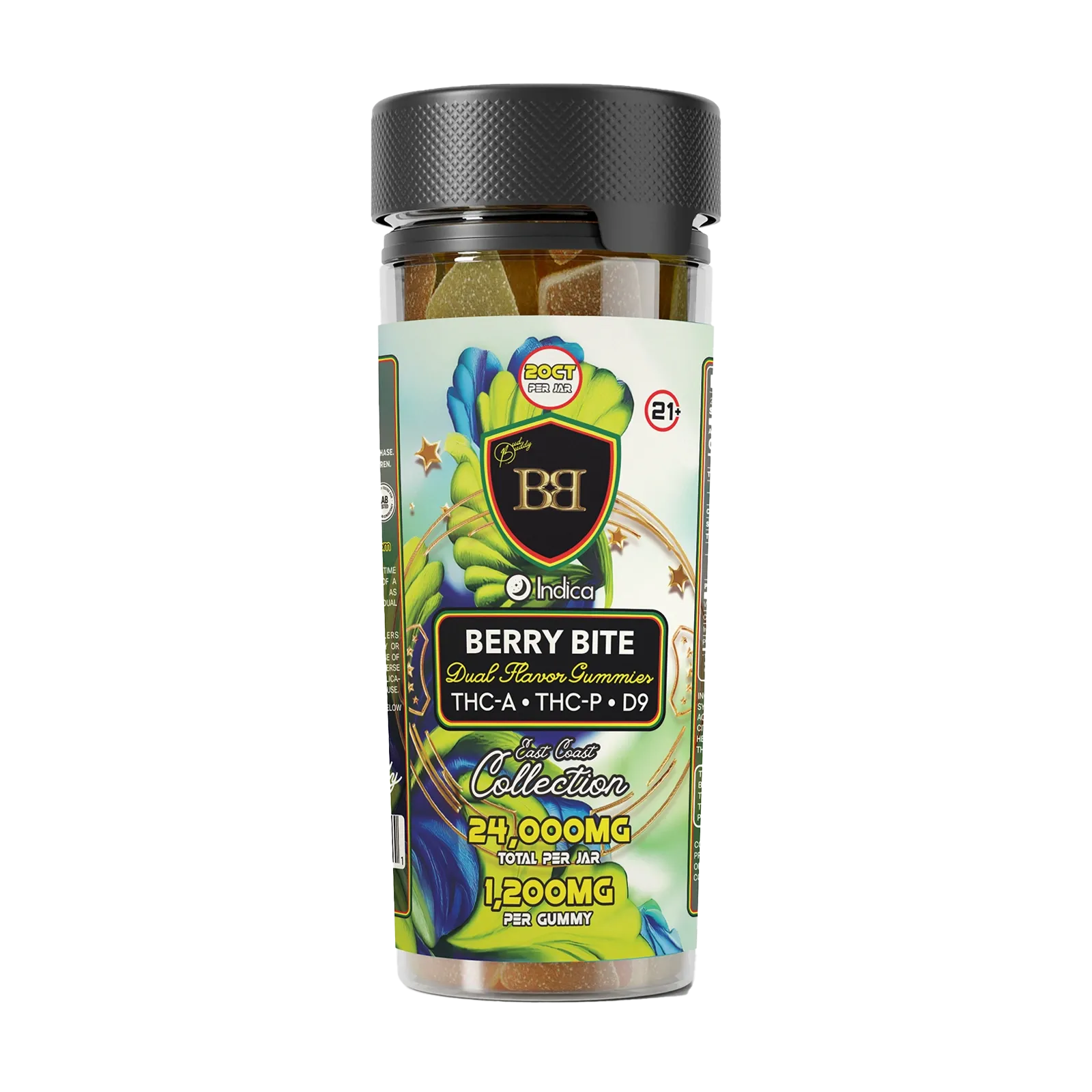 Budbuddy Dual Flavor Gummies 24000mg Budbuddy Coastal Hemp Co