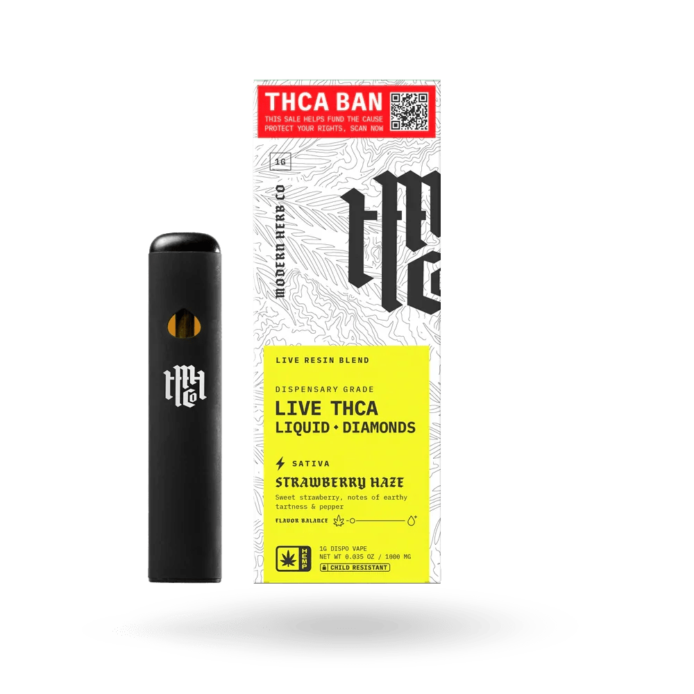 Modern Herb Co Liquid Diamonds THCA Disposable 1G Modern Herb Co Coastal Hemp Co