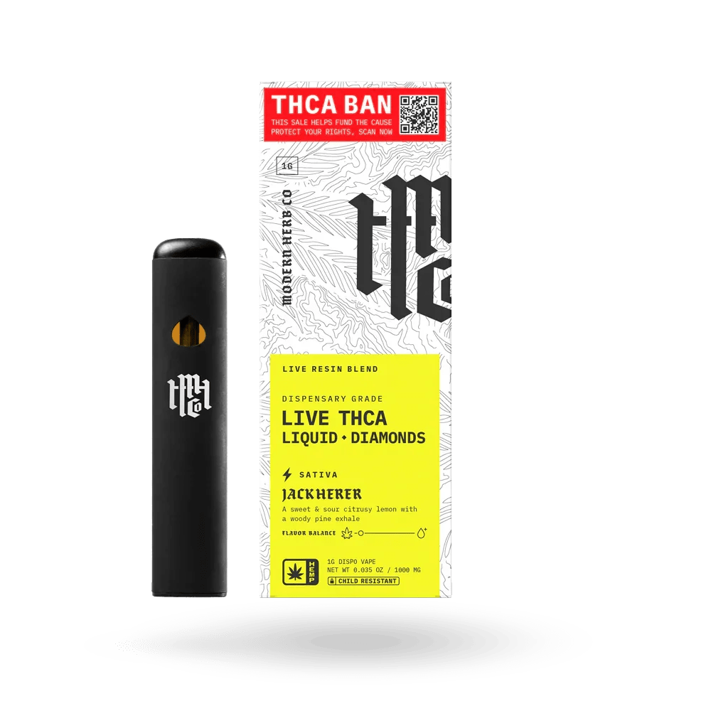 Modern Herb Co Liquid Diamonds THCA Disposable 1G Modern Herb Co Coastal Hemp Co