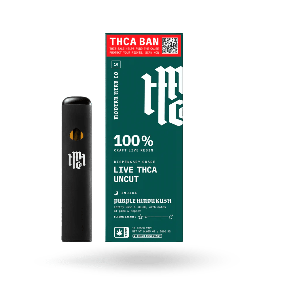 Modern Herb THCA Live Resin Disposable - Uncut Modern Herb Co. Coastal Hemp Co