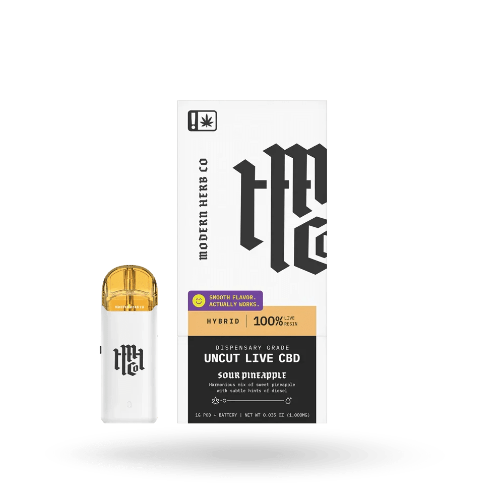 Modern Herb - Live CBD Uncut Pod Starter Kit with 1G Pod Modern Herb Co Coastal Hemp Co