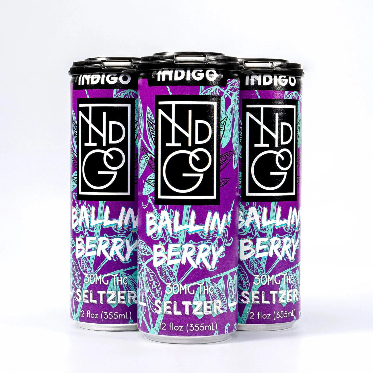 Indigo THC Seltzer 30mg Indigo Coastal Hemp Co