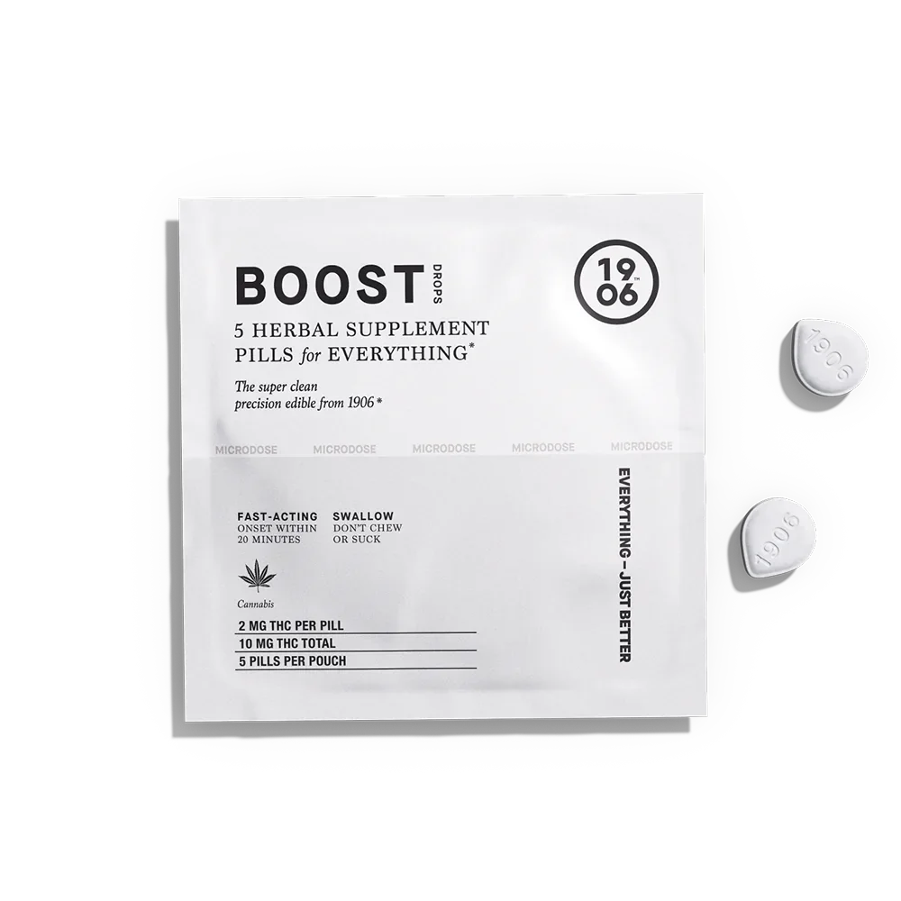 Boost Pouch - 1906 Drops THC 25mg 1906 Coastal Hemp Co