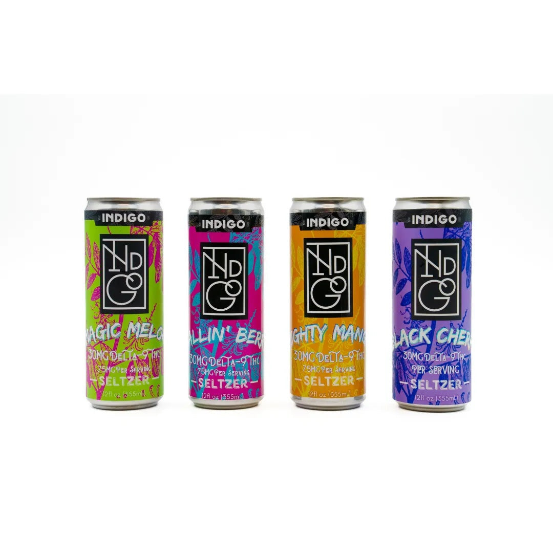 Indigo THC Seltzer 30mg Indigo Coastal Hemp Co