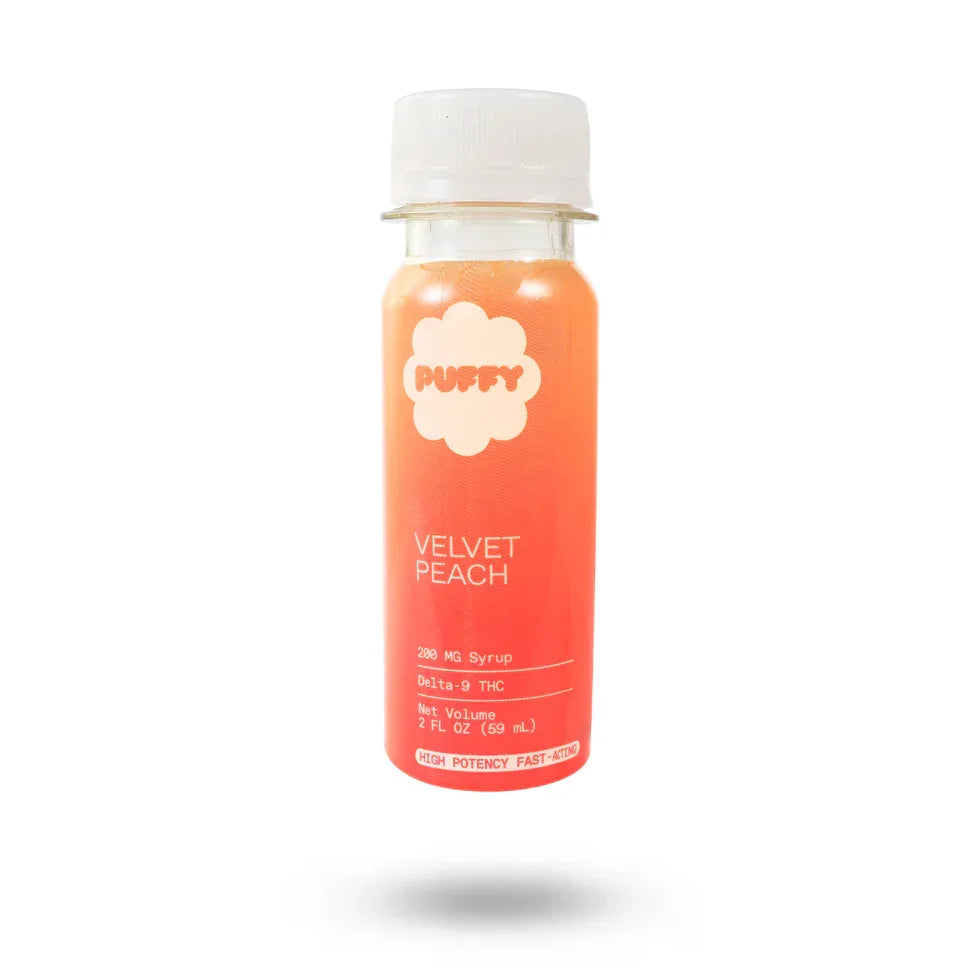 PUFFY Delta-9 Syrup 200mg Fast-Acting THC Mixer QWIN Coastal Hemp Co
