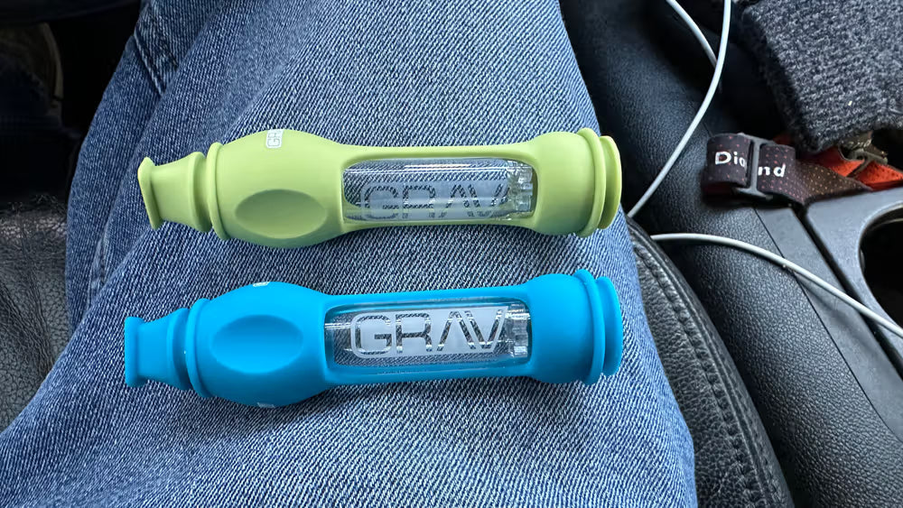 GRAV Silicone & Glass Octo-Taster Pipe Grav Coastal Hemp Co