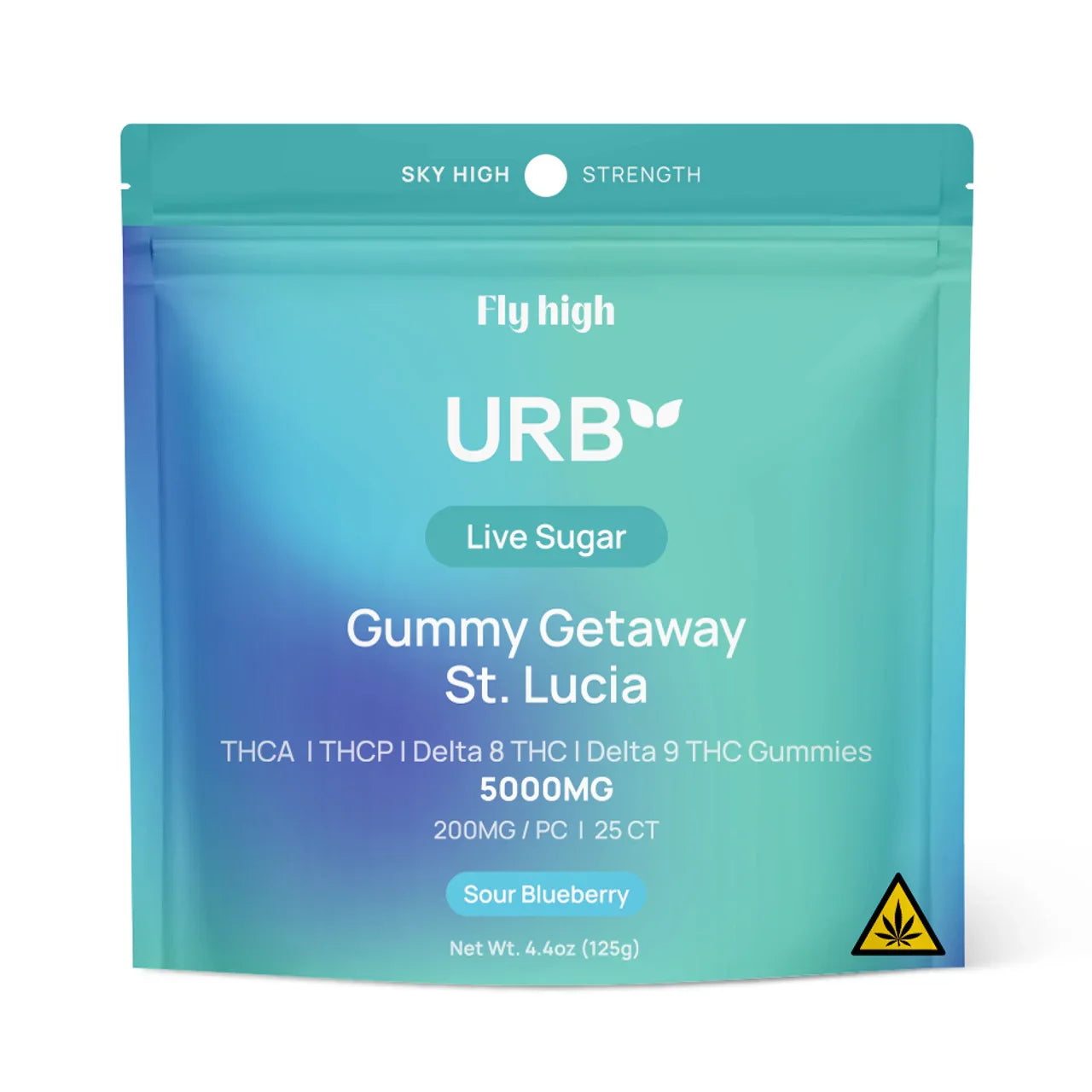 Urb Live Sugar THCA Gummies 5000MG Lifted Made Coastal Hemp Co