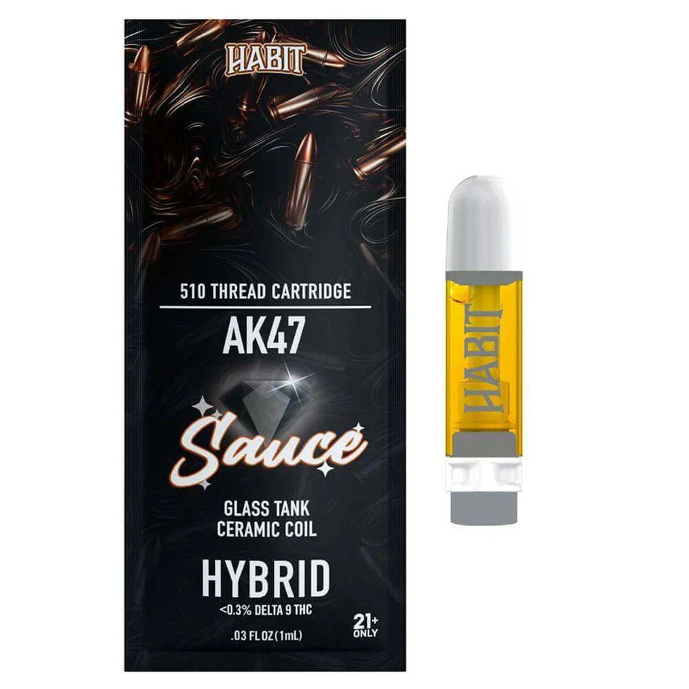 Habit THCA Sauce Ceramic Coil Cartridge | 1G Habit Coastal Hemp Co