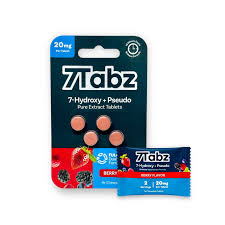 7Tabz 7-Hydroxy + Pseudo Tablets 20mg 4ct 7TABZ Coastal Hemp Co