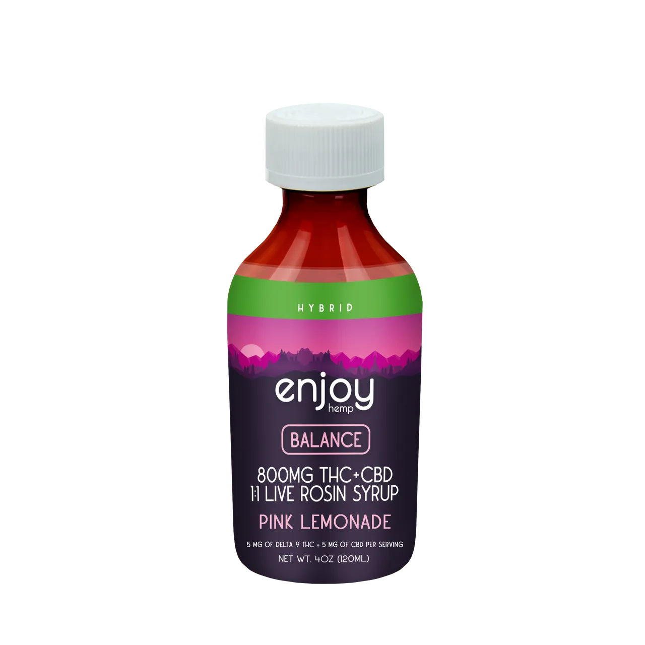 Enjoy Delta 9 THC Syrup 420 mg Live Rosin Enjoy Hemp Coastal Hemp Co