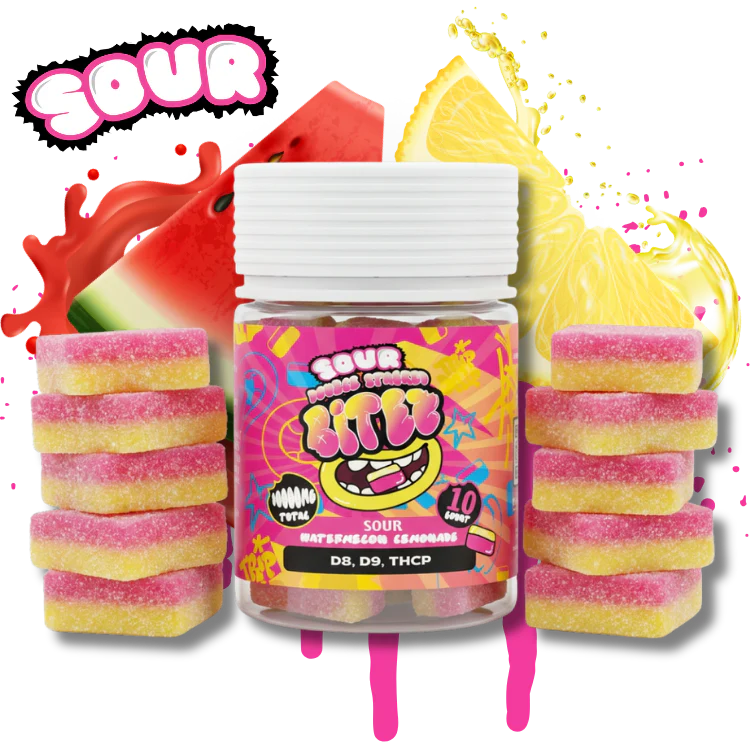 Ocho Extracts Double Stacked Bitez D8 D9 THCP Gummies 10,000mg - Coastal Hemp Co