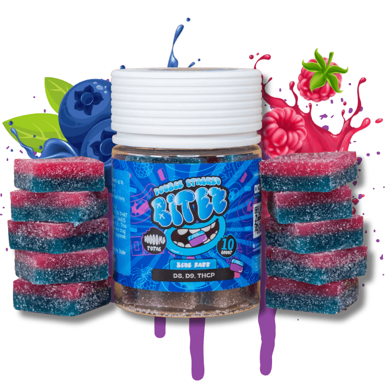 OCHO Extracts Double Stacked Bitez D8 D9 THCP | 10,000mg Trippy Sugar Coastal Hemp Co