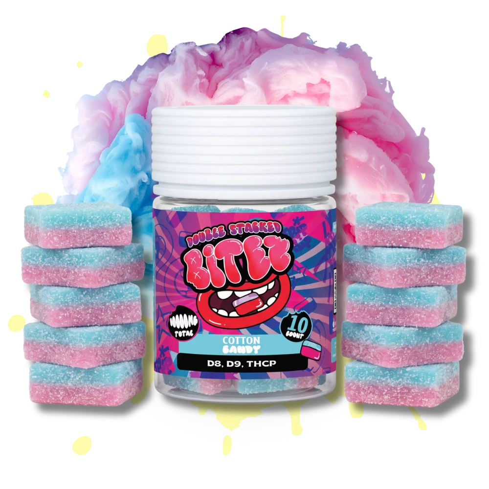 Ocho Extracts Double Stacked Bitez D8 D9 THCP Gummies 10,000mg