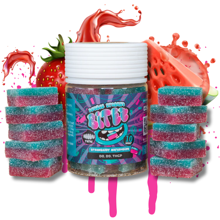 Ocho Extracts Double Stacked Bitez D8 D9 THCP Gummies 10,000mg - Coastal Hemp Co