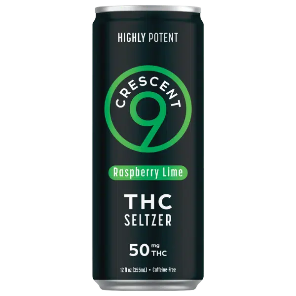 Crescent 9 High Potency THC Seltzer 50mg Crescent Canna Coastal Hemp Co