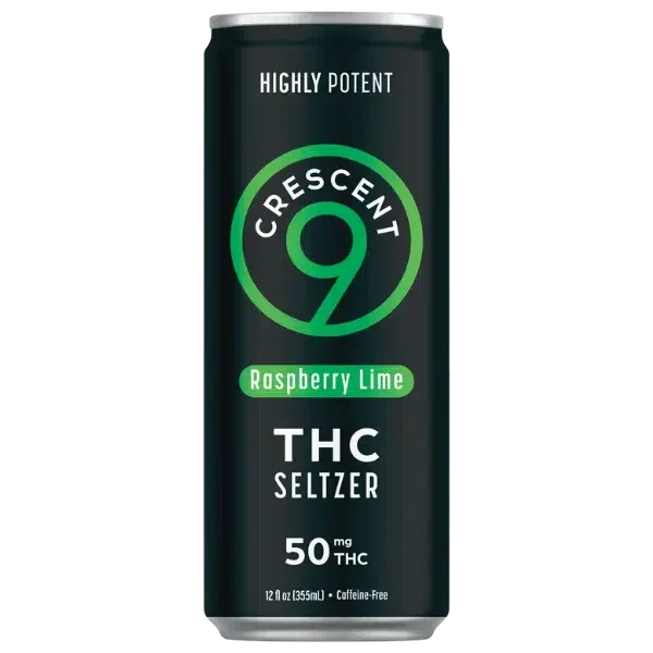 Crescent 9 High Potency THC Seltzer 50mg Crescent Canna Coastal Hemp Co