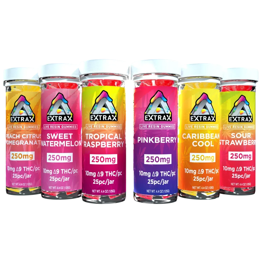 Delta Extrax Live Resin Gummies Delta-9 250mg Delta Extrax Coastal Hemp Co
