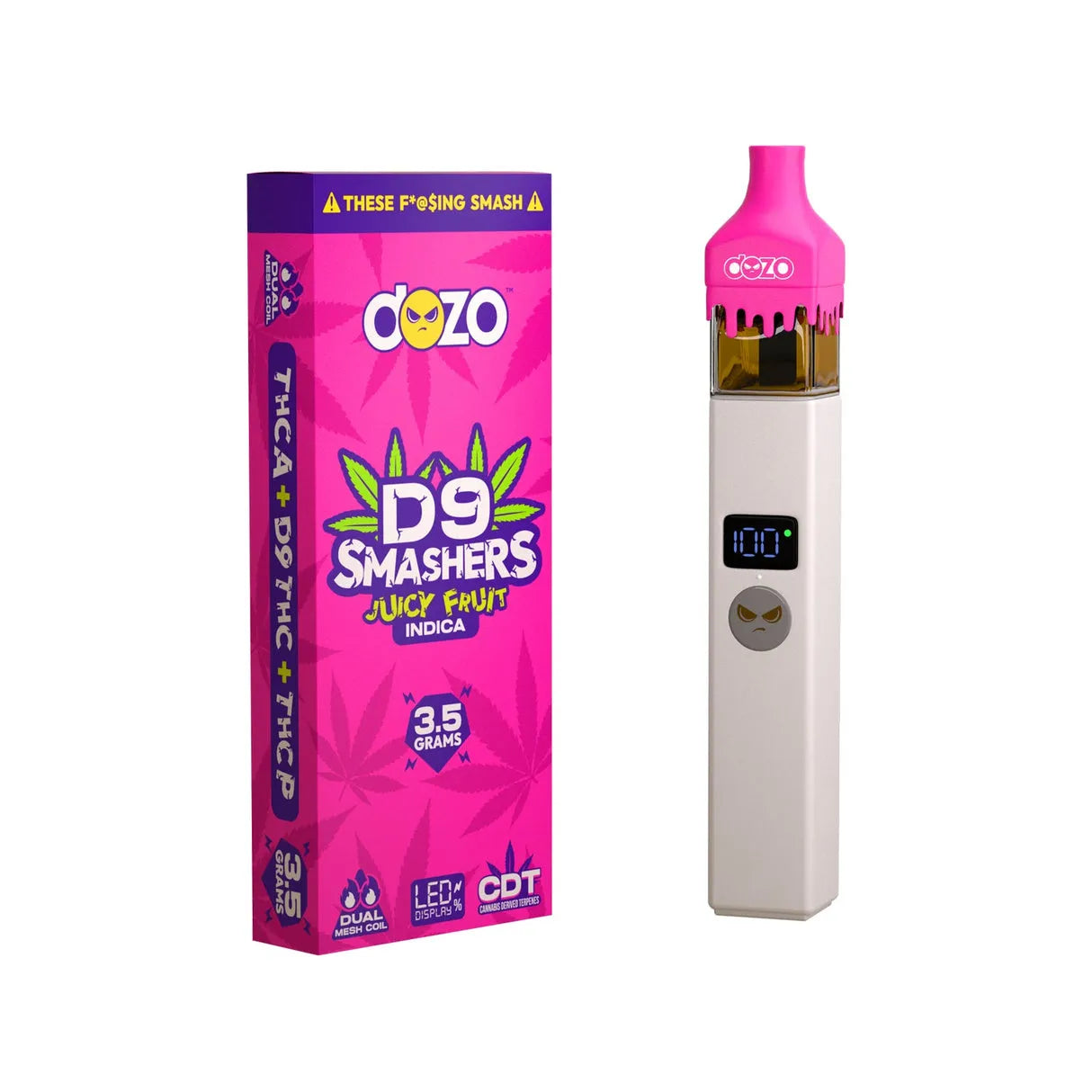 Dozo D9 Smashers Disposable 3.5G THCa Dozo Coastal Hemp Co