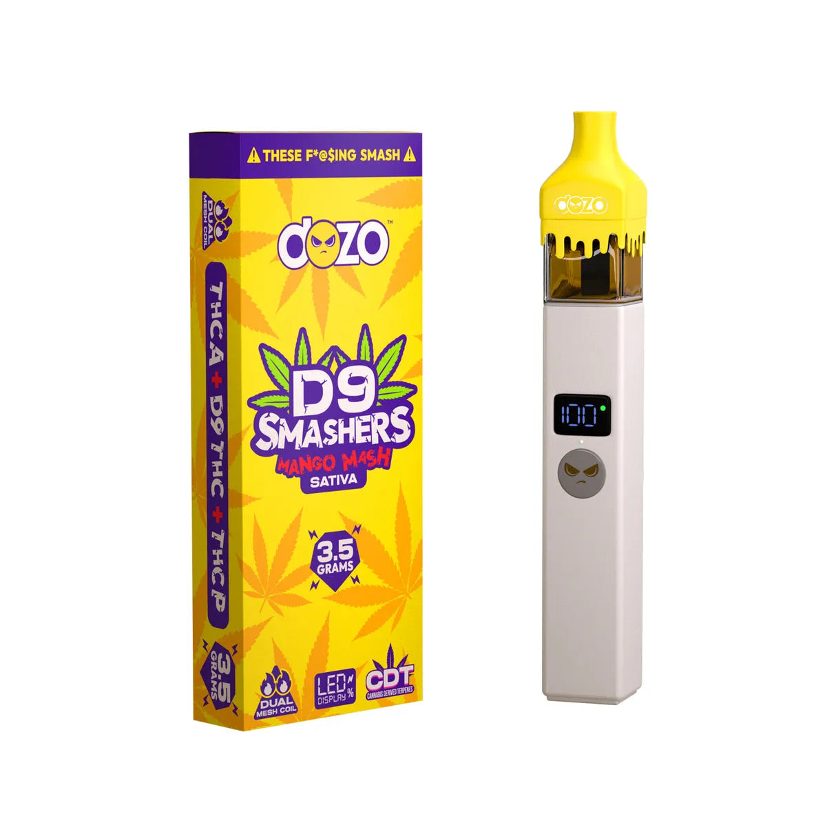 Dozo D9 Smashers Disposable 3.5G THCa Dozo Coastal Hemp Co