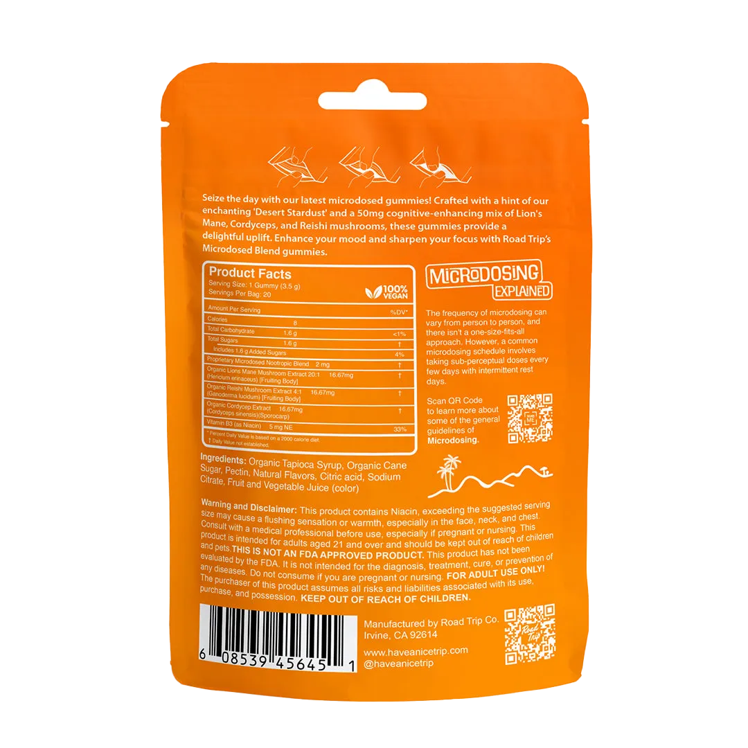 Road Trip MicroDosed Mushroom Gummies Road Trip Co. Coastal Hemp Co