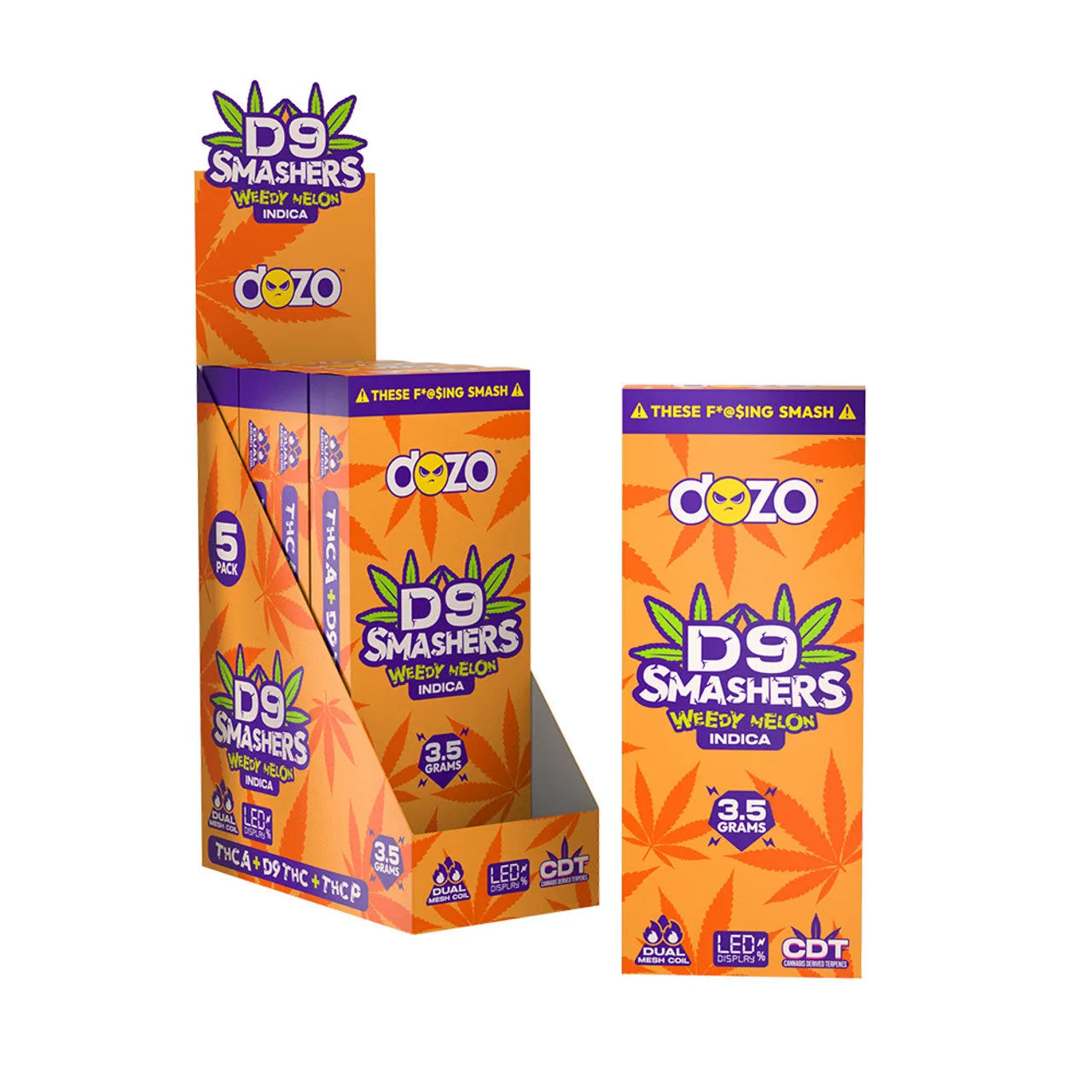 Dozo D9 Smashers Disposable 3.5G THCa Dozo Coastal Hemp Co