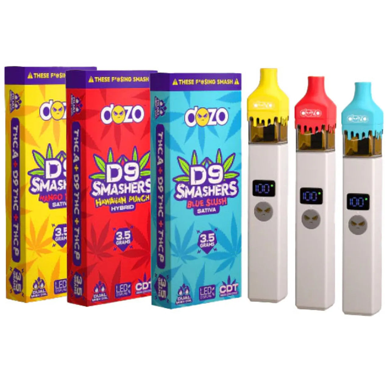 Dozo D9 Smashers Disposable 3.5G THCa Dozo Coastal Hemp Co