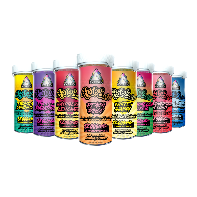 Delta Extrax Adios MF THCA Gummies 12,000MG | 6-Pack Display Delta Extrax Coastal Hemp Co