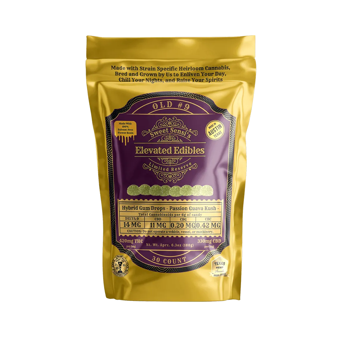 Sweet Sensi Elevated Gummies 420mg Sweet Sensi Coastal Hemp Co