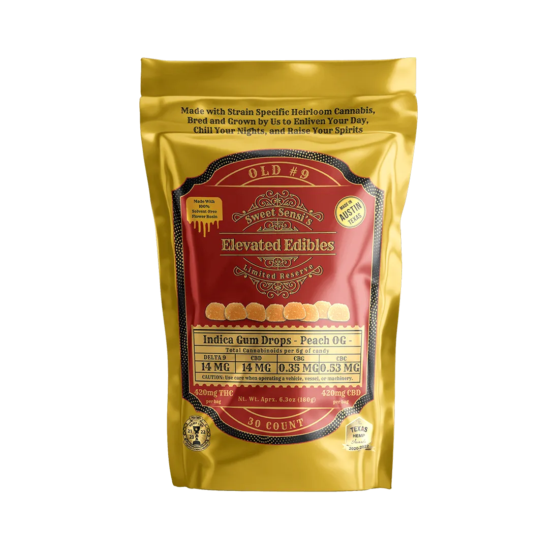 Sweet Sensi Elevated Gummies 420mg Sweet Sensi Coastal Hemp Co