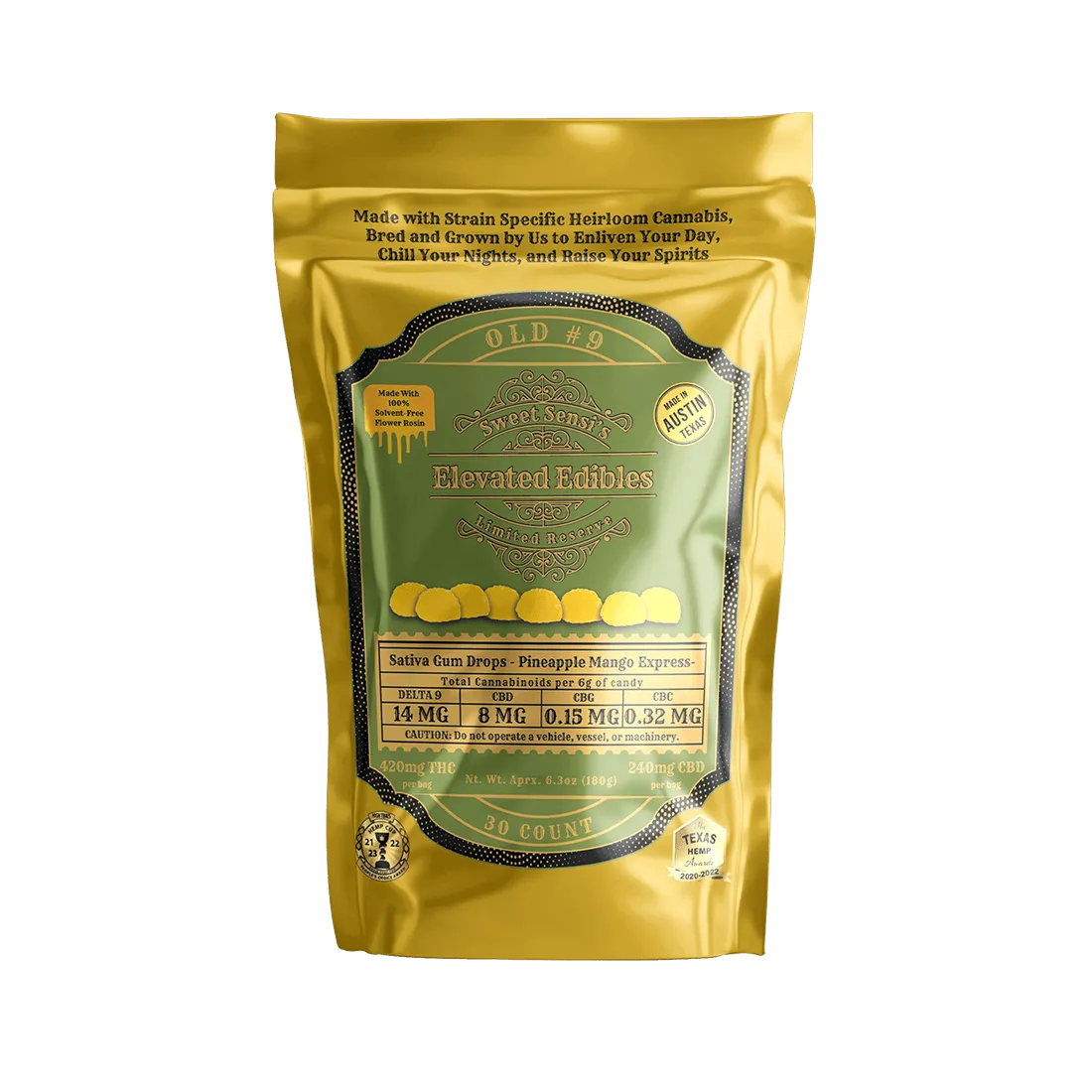 Sweet Sensi Elevated Gummies 420mg Sweet Sensi Coastal Hemp Co
