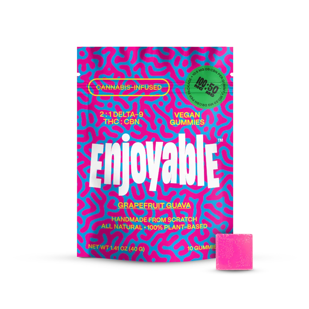 Enjoyable 2:1 THC:CBN Delta-9 Gummies Surfside Brands Coastal Hemp Co