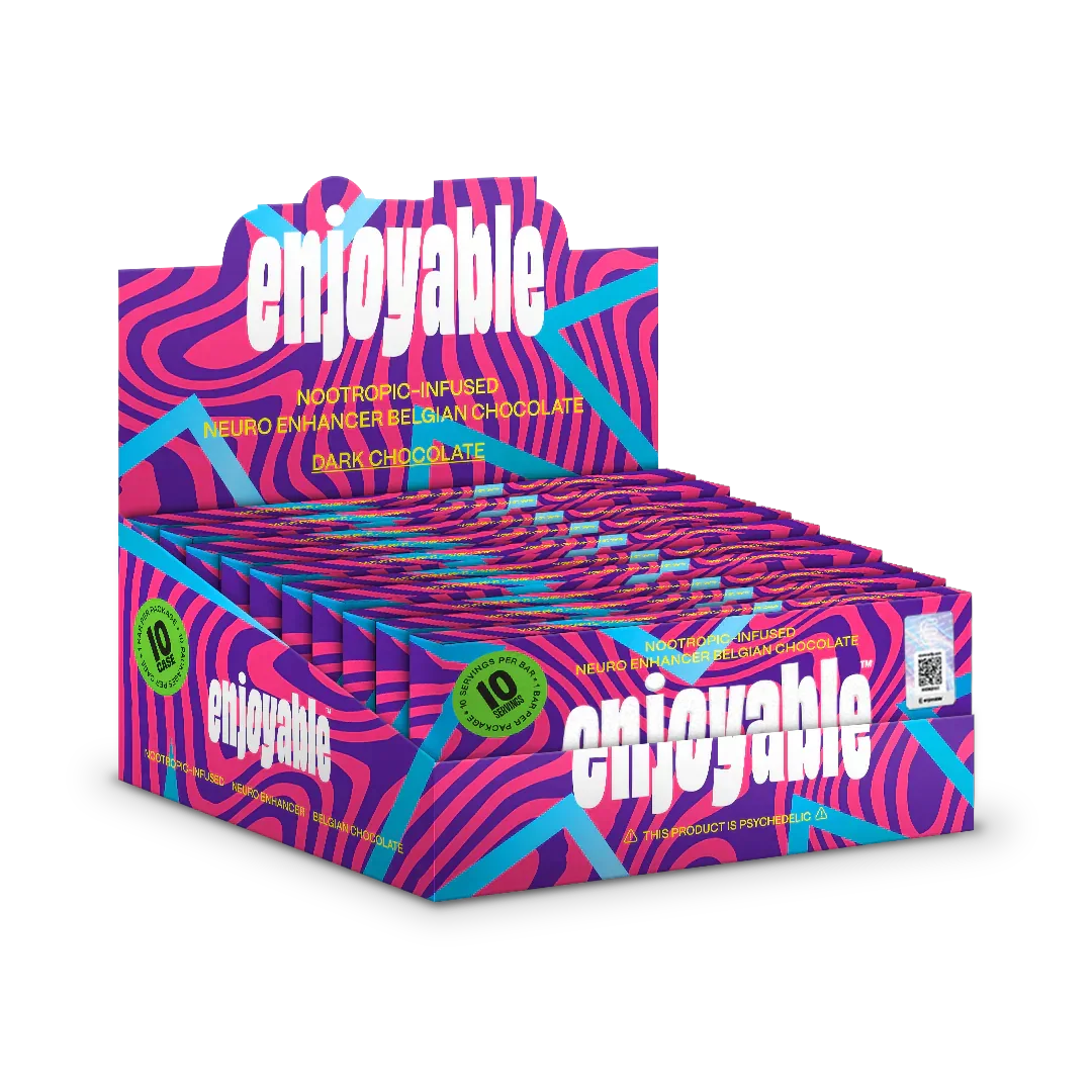 Enjoyable Neuro Enhancer Belgian Chocolate Enjoyable Coastal Hemp Co