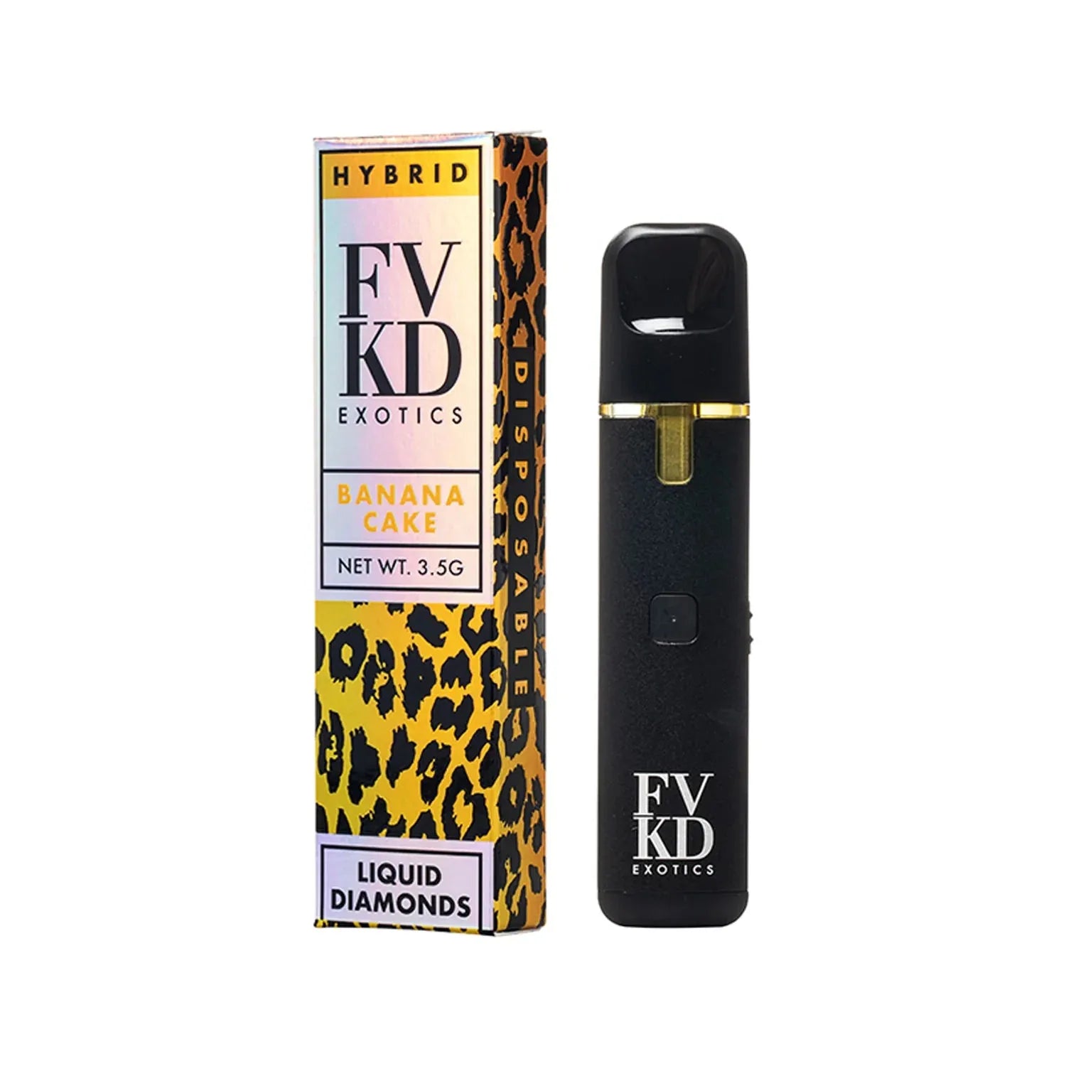 FVKD Exotics THCA Liquid Diamonds Disposable 3.5G Get FVKD Coastal Hemp Co