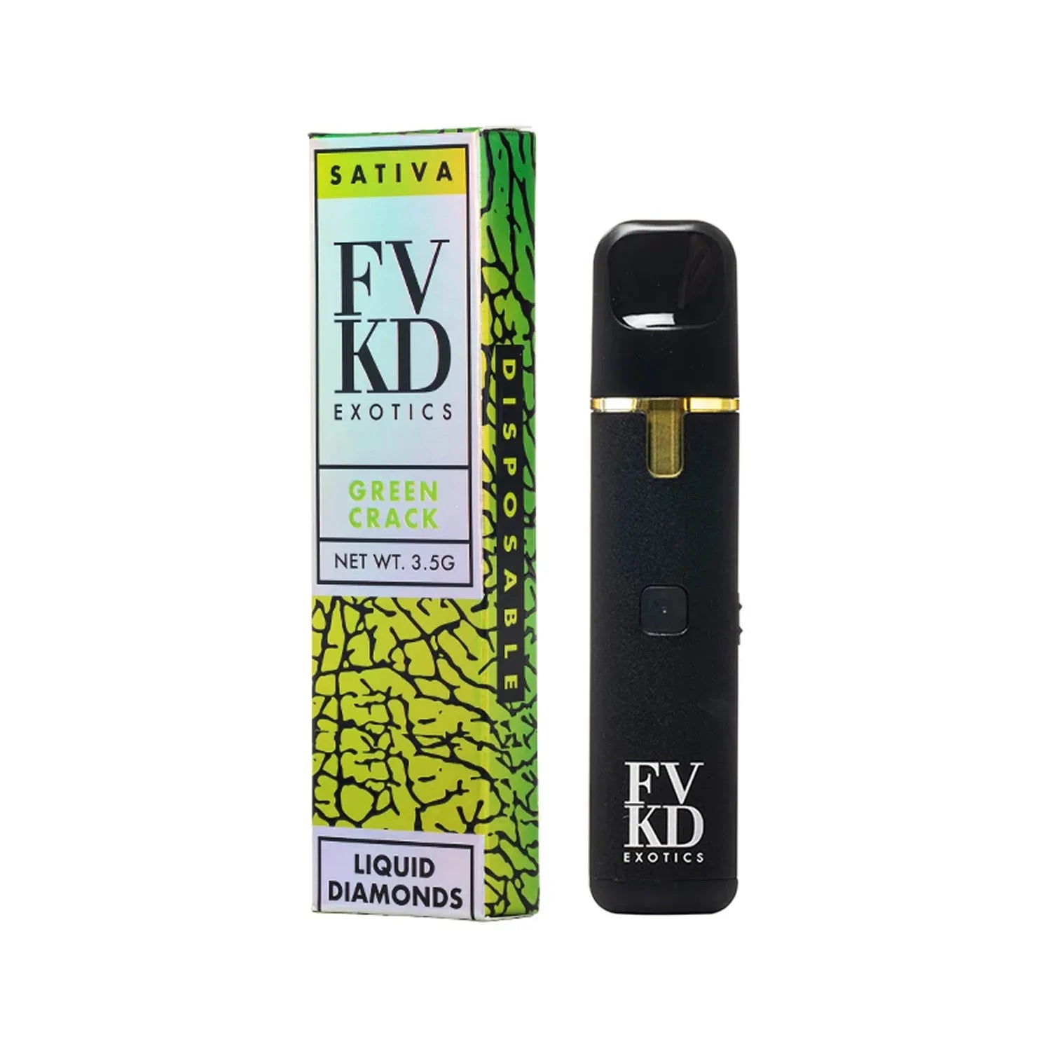 FVKD Exotics THCA Liquid Diamonds Disposable 3.5G Get FVKD Coastal Hemp Co