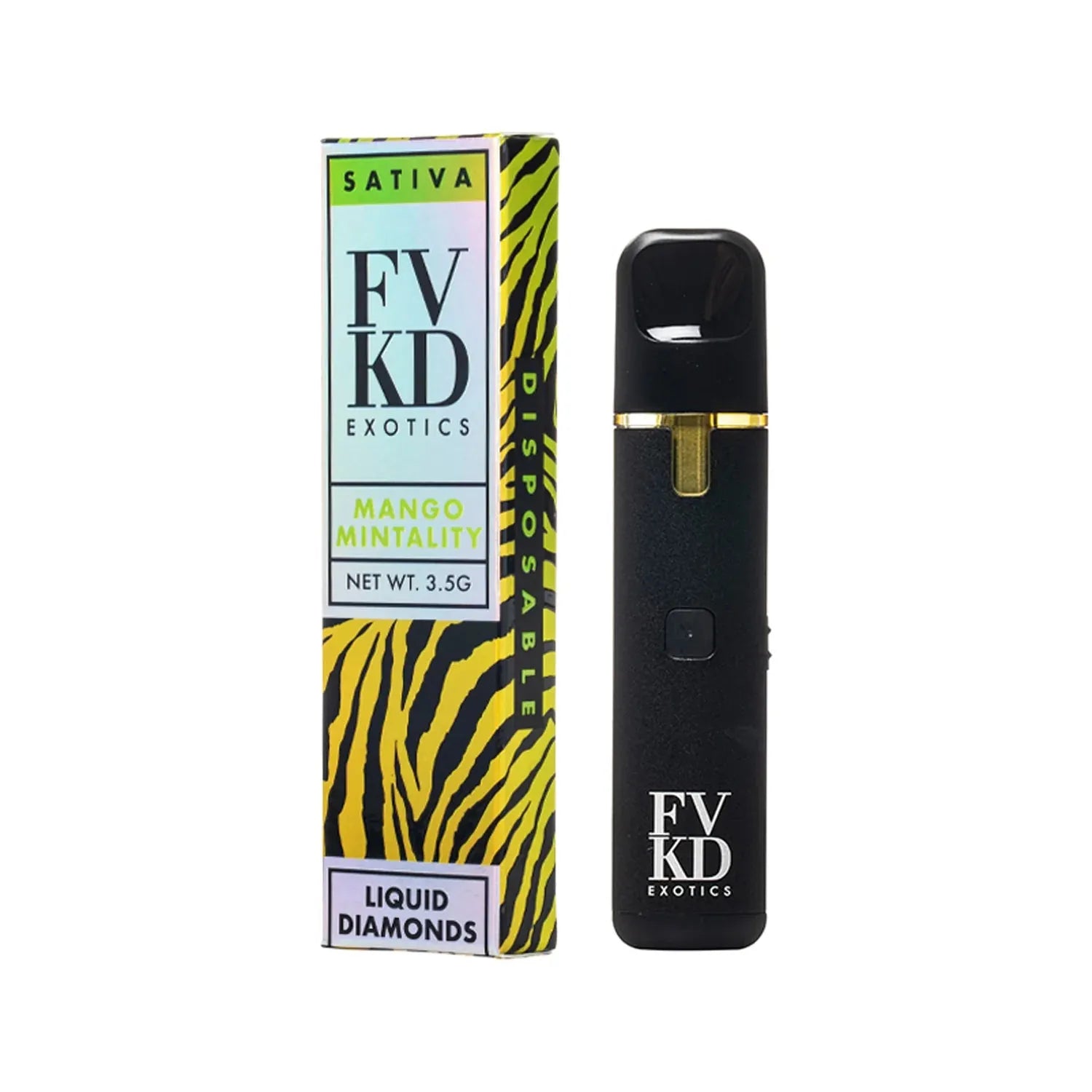 FVKD Exotics THCA Liquid Diamonds Disposable 3.5G Get FVKD Coastal Hemp Co
