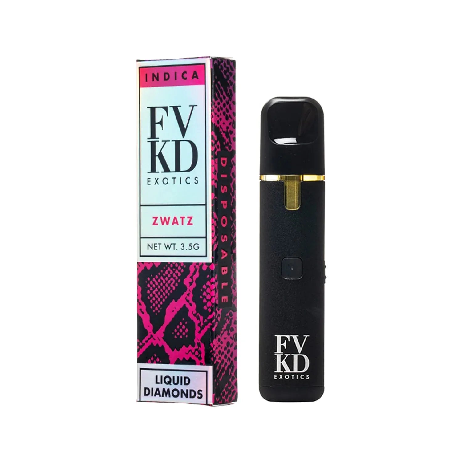 FVKD Exotics THCA Liquid Diamonds Disposable 3.5G Get FVKD Coastal Hemp Co