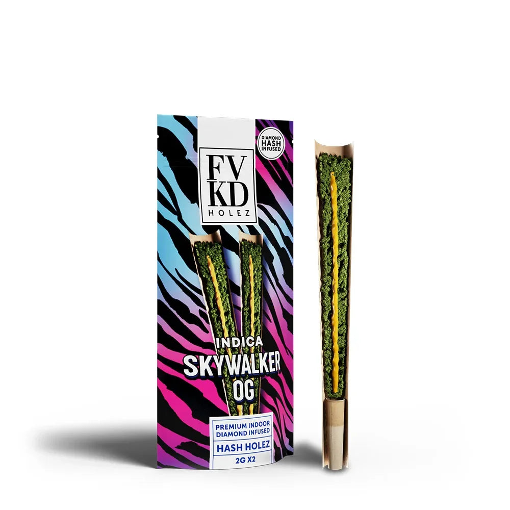 FVKD Diamond Hash Infused Hash Holez 2ct FVKD Exotics Coastal Hemp Co