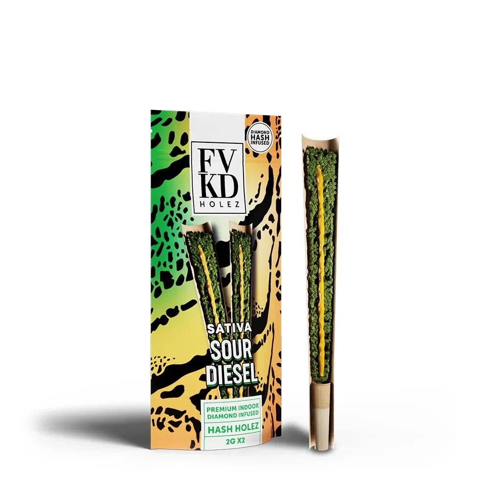 FVKD Diamond Hash Infused Hash Holez 2ct FVKD Exotics Coastal Hemp Co