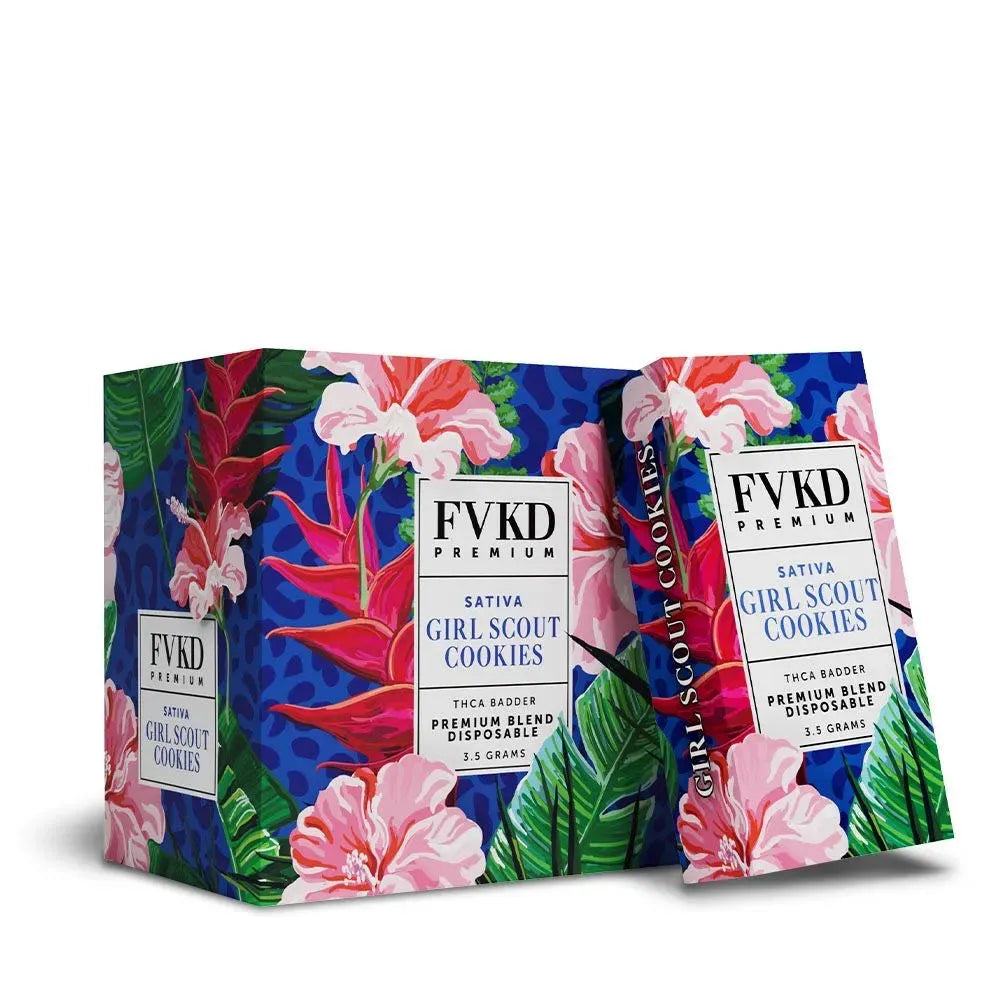 FVKD Premium THCA Badder Disposables 6pk Display FVKD Exotics Coastal Hemp Co