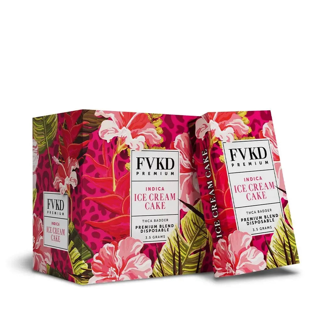 FVKD Premium THCA Badder Disposables 6pk Display FVKD Exotics Coastal Hemp Co