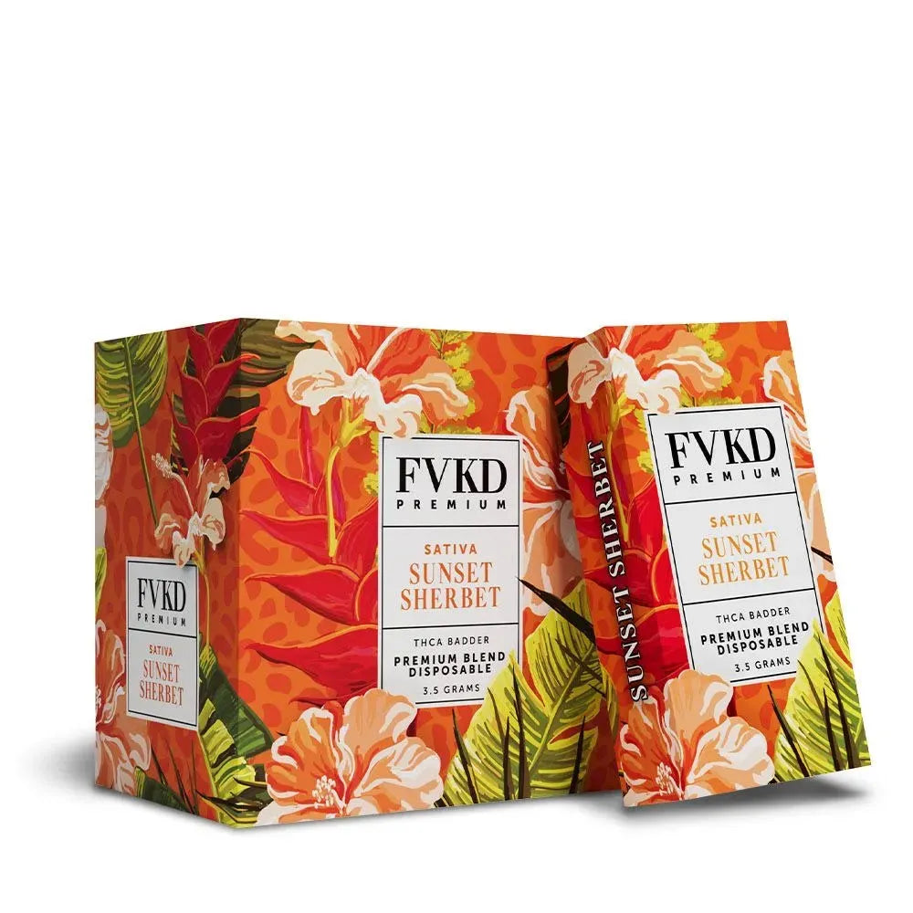 FVKD Premium THCA Badder Disposables 6pk Display FVKD Exotics Coastal Hemp Co