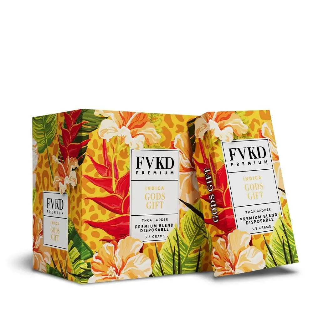 FVKD Premium THCA Badder Disposables 6pk Display FVKD Exotics Coastal Hemp Co