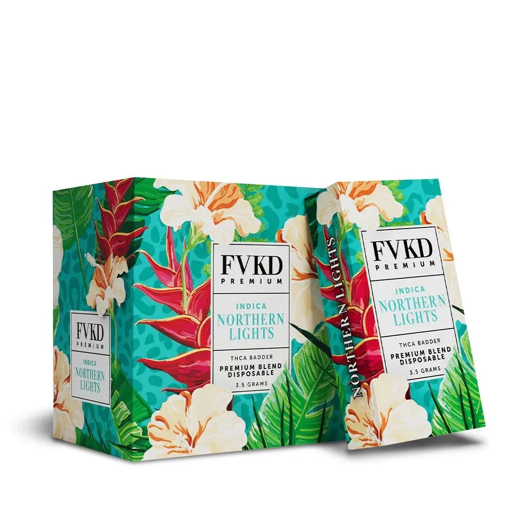 FVKD Premium THCA Badder Disposables 6pk Display FVKD Exotics Coastal Hemp Co